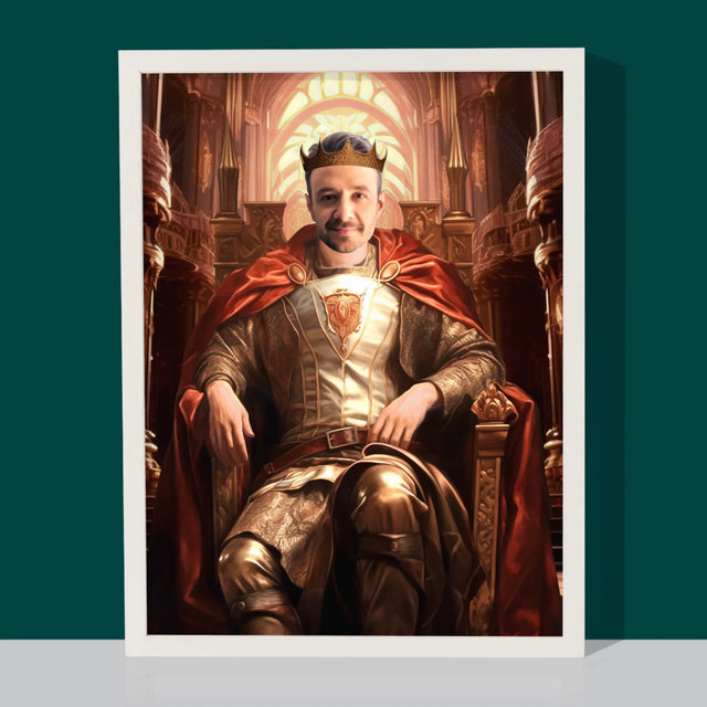Le Portrait Royal: Le Trône - Image De La Toile