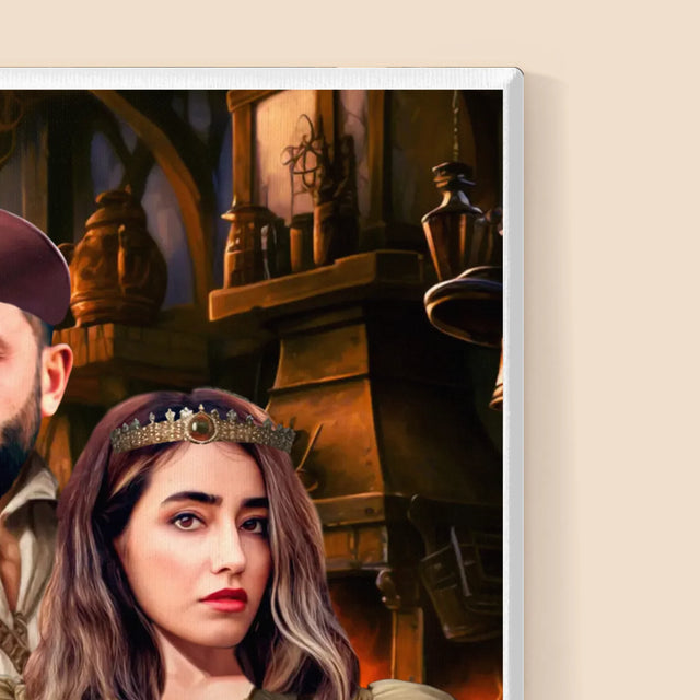 Portrait royal : Duo aristocratique - Imprimez avec votre photo | FR