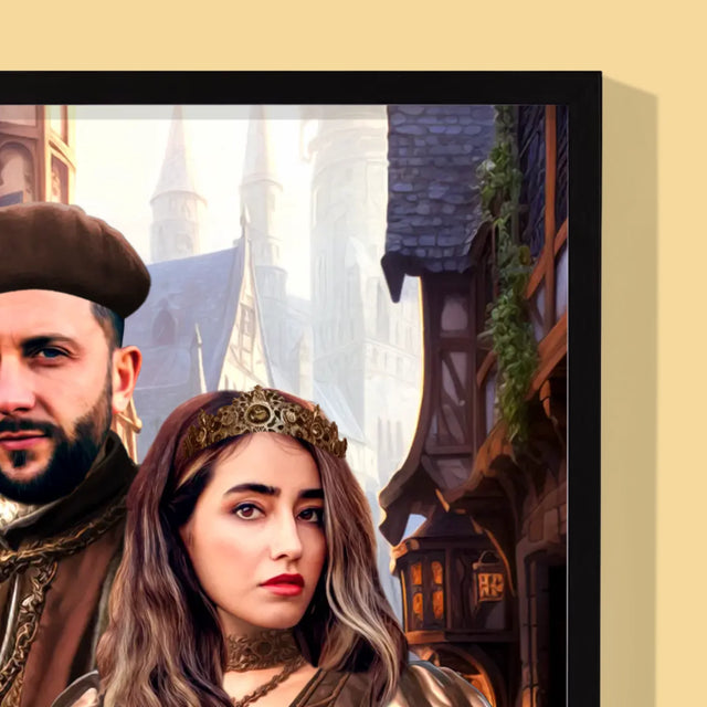 Portrait royal : Duo aristocratique - Imprimez avec votre photo | FR