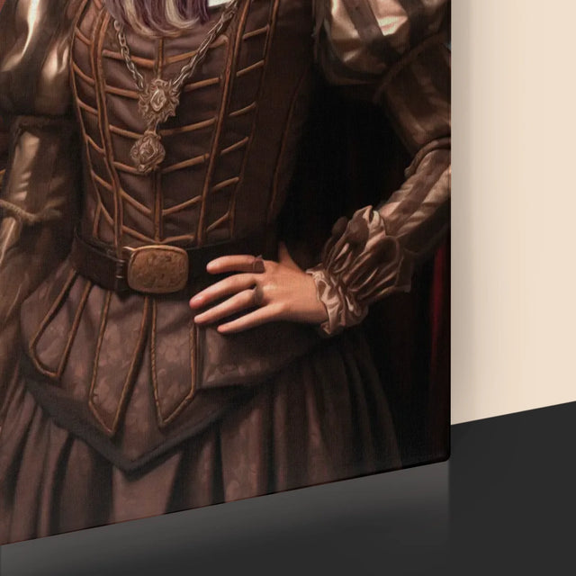 Portrait royal : Couple noble - Imprimez avec votre photo | FR