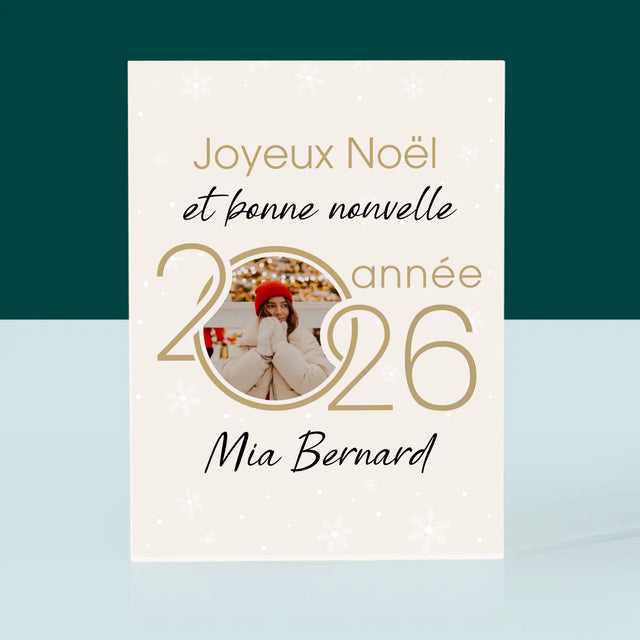 Le Collage Photo: Bonne Nouvelle Année - Bloc Acrylique