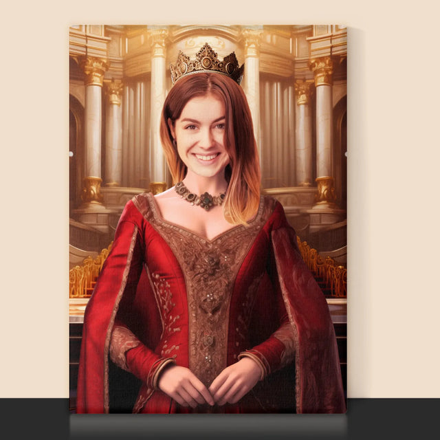 Portrait royal : Reine - Imprimez avec votre photo | FR