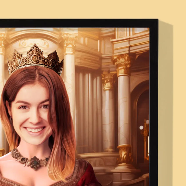 Portrait royal : Reine - Imprimez avec votre photo | FR
