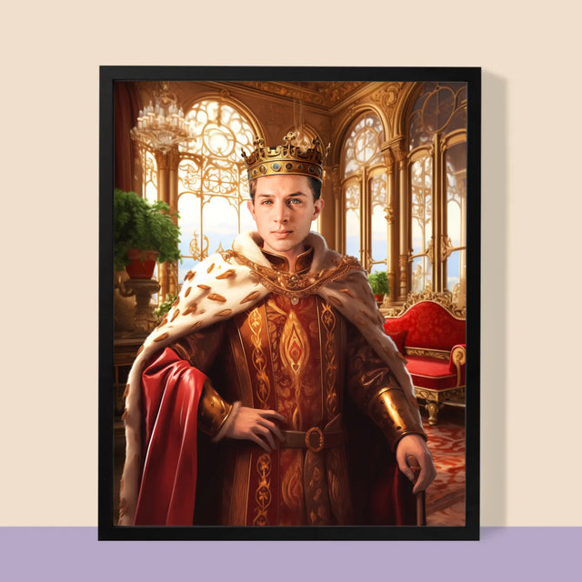 Le portrait royal : Règle - Imprimez avec votre photo