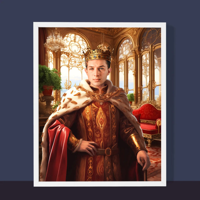 Le portrait royal : Règle - Imprimez avec votre photo