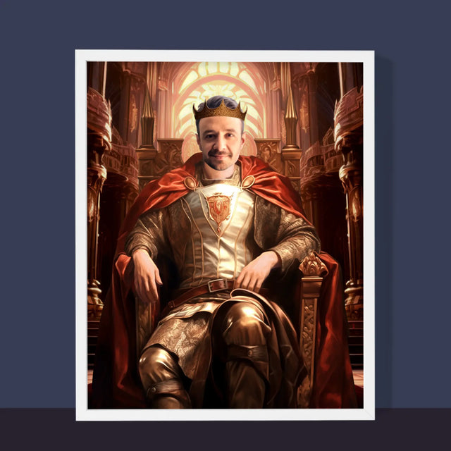 Le Portrait Royal: Le Trône - Image De La Toile