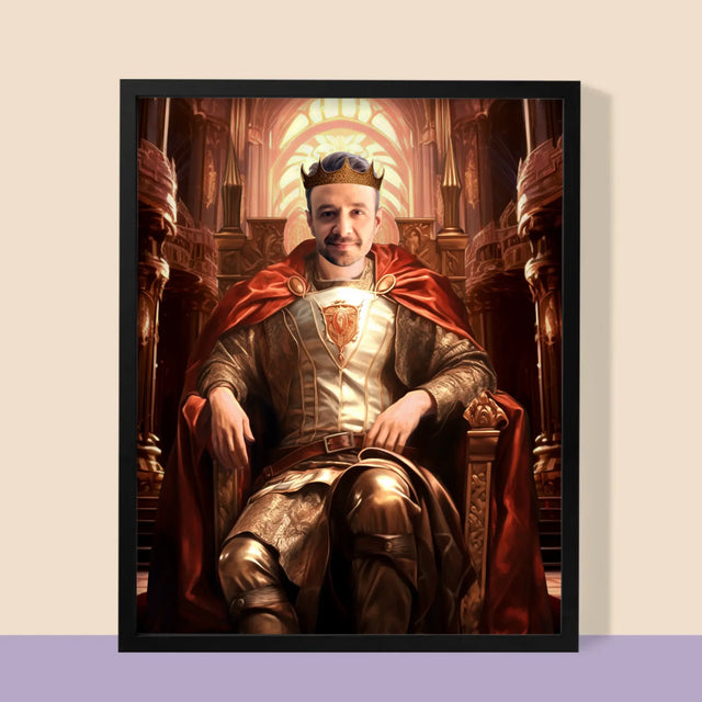 Le Portrait Royal: Le Trône - Image De La Toile