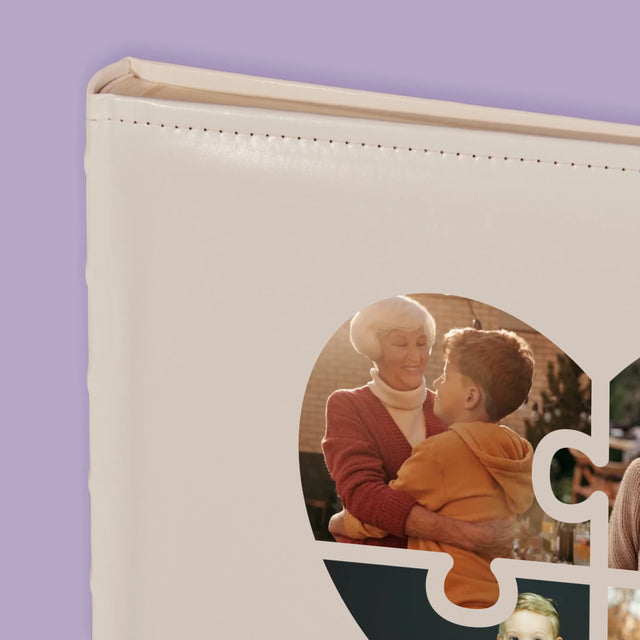 Le Collage Photo: Casse-Tête, Un Cœur Pour Grand-Mère - Album De Photos
