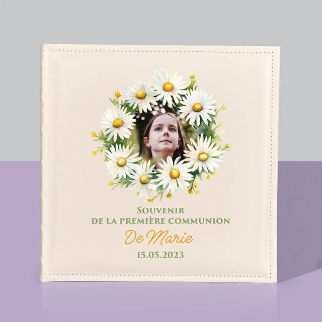 La Photo Et Un Texte: Souvenir De Communion, Marguerites - Album De Photos