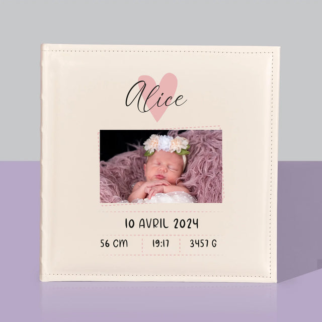 L'Acte De Naissance De L'Enfant: Métrique, Un Petit-Coeur, Une Fille - Album De Photos