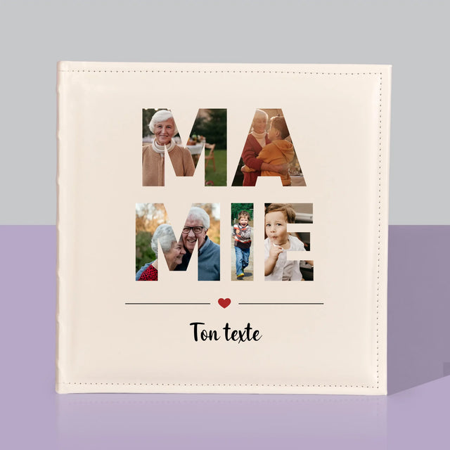 Collage Photo De Lettre: La Grand-Mère De Tes Photos - Album De Photos