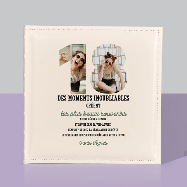 Collage Photo De Lettre: 18Ème Anniversaire - Album De Photos