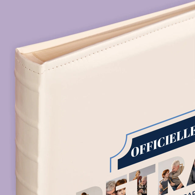 Collage Photo De Lettre: Officiellement Retraité - Album De Photos