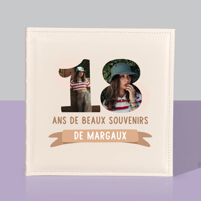 Collage Photo De Lettre: 18 Ans De Beaux Souvenirs - Album De Photos