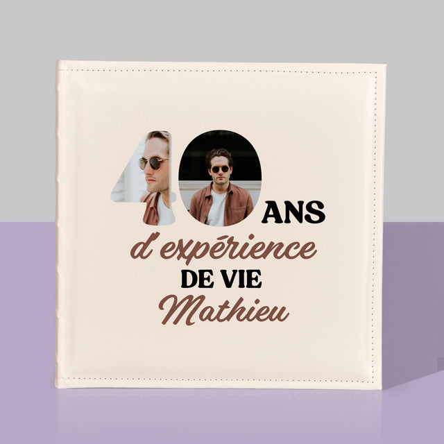 Collage Photo De Lettre: 40 Ans D'Expérience - Album De Photos