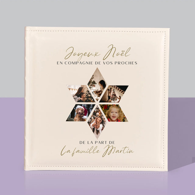 Le Collage Photo: Joyeux Noël Flocon De Neige - Album De Photos