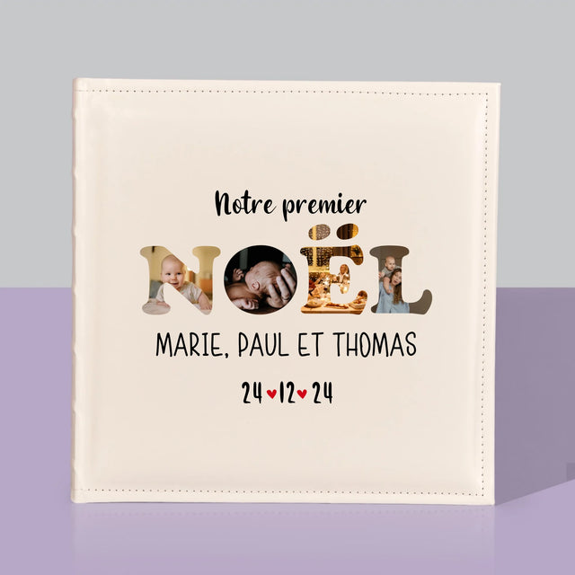 Collage Photo De Lettre: Notre Premier Noël - Album De Photos