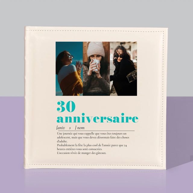 Le Collage Photo: 30E Anniversaire, Définition - Album De Photos