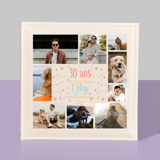 Le Collage Photo: 30 Ans Ont Passé - Album De Photos