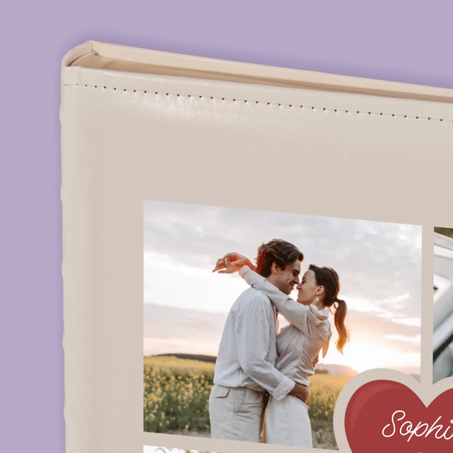 Collage Photo: Premier Anniversaire Cœur - Album De Photos