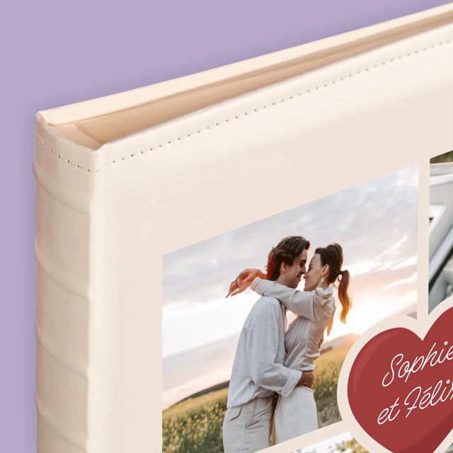 Collage Photo: Premier Anniversaire Cœur - Album De Photos