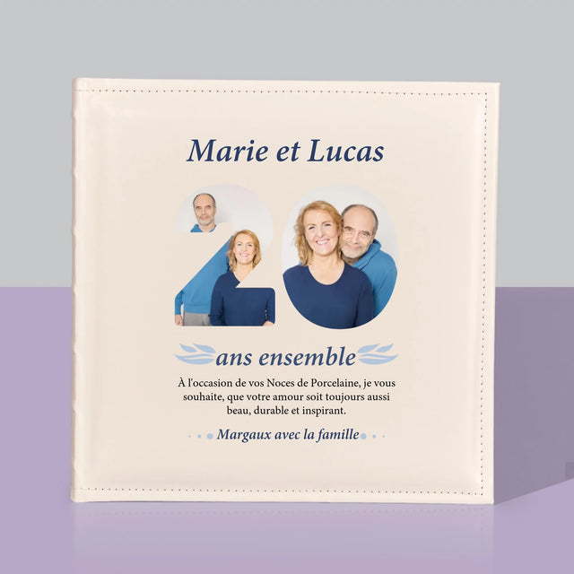 Collage Photo De Lettre: 20 Anniversaire De Mariage - Album De Photos