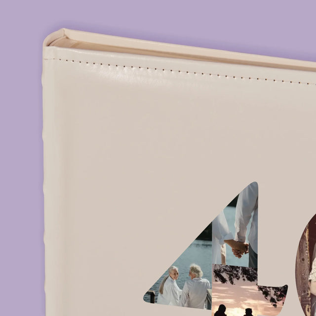 Collage Photo De Lettre: 40E Anniversaire De Mariage - Album De Photos