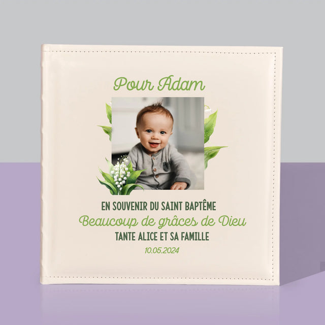 Photo Et Texte: Souvenir De Baptême Muguet - Album De Photos