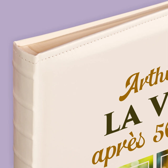 Collage Photo De Lettre: La Vie Commence À 50 Ans - Album De Photos