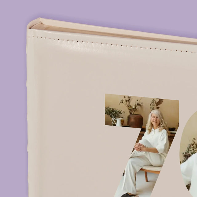 Collage Photo De Lettre: 70Ème Anniversaire - Album De Photos