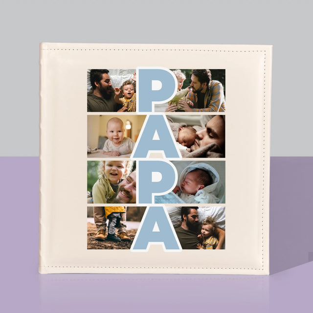 Collage Photo: Inscription Papa - Album De Photos