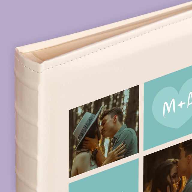 Collage Photo: Je T'Aime, Les Initiales - Album De Photos