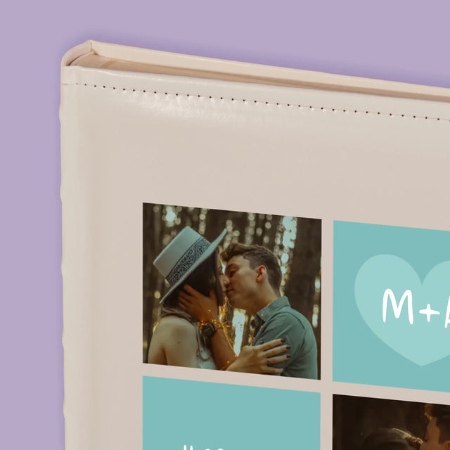 Collage Photo: Je T'Aime, Les Initiales - Album De Photos