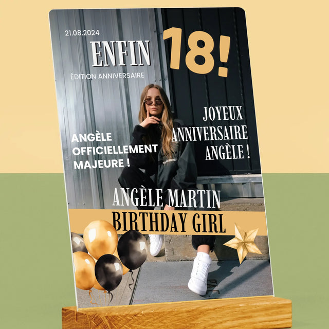 La Couverture De Magazine: Enfin - Impression Sur Verre Acrylique