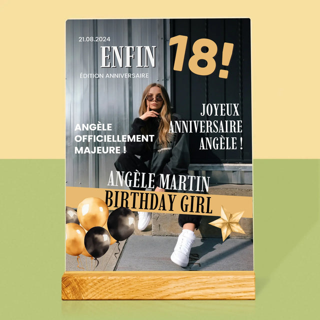 La Couverture De Magazine: Enfin - Impression Sur Verre Acrylique