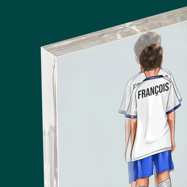 La Création Du Personnage: Super Footballeur - Bloc Acrylique