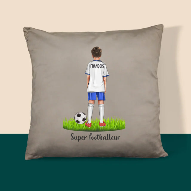 La Création Du Personnage: Super Footballeur - Coussin