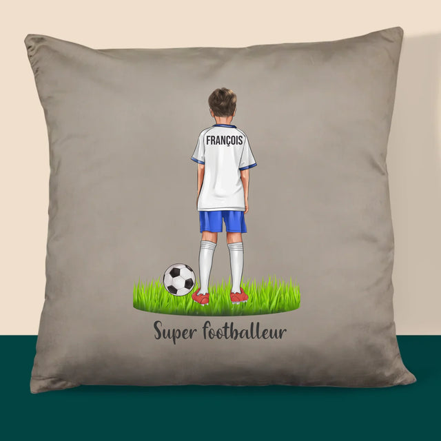 La Création Du Personnage: Super Footballeur - Coussin