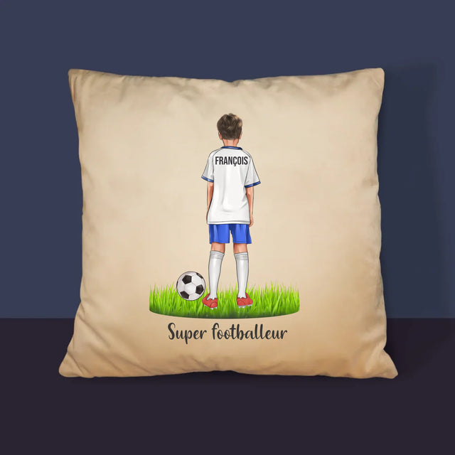 La Création Du Personnage: Super Footballeur - Coussin
