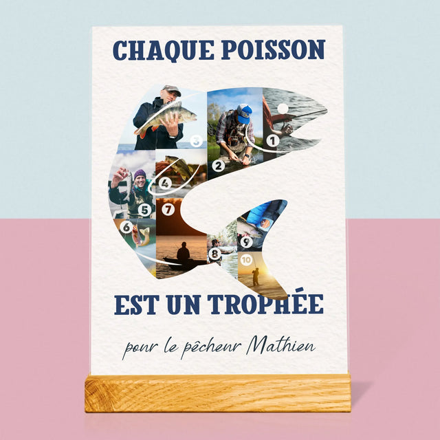 Forme Des Photos: Trophées Du Pêcheur - Impression Sur Verre Acrylique