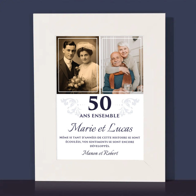 Collage Photo: Ensemble Au Fil Des Ans - Cadre Photo