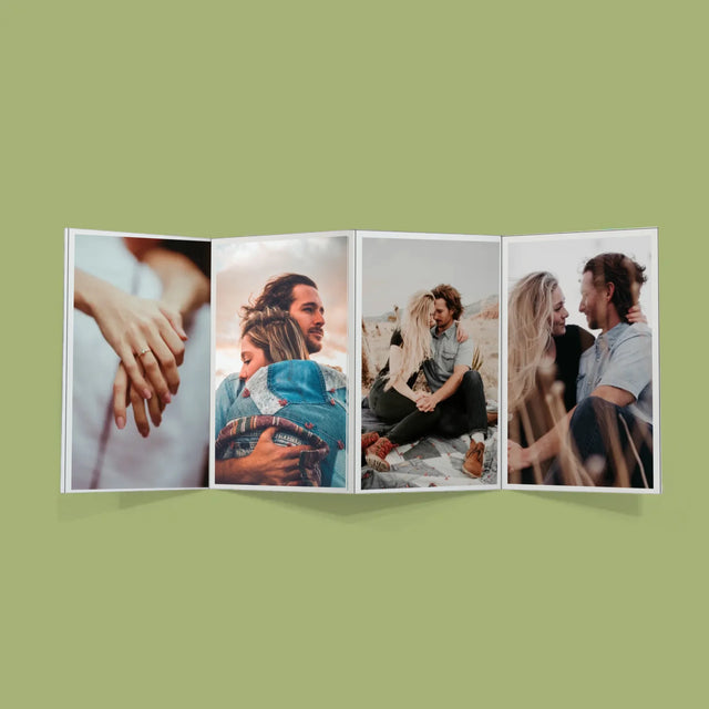 Collage Photo De Lettre: Carte Calendrier Saint-Valentin - Gros Harmonica