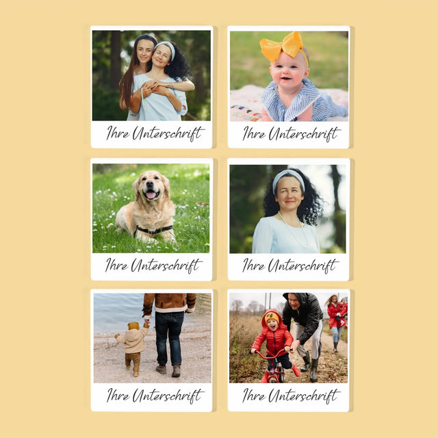 Zdjęcie i Podpis: Twoje Zdjęcie i Podpis - Podkładki Pod Kubki | DE