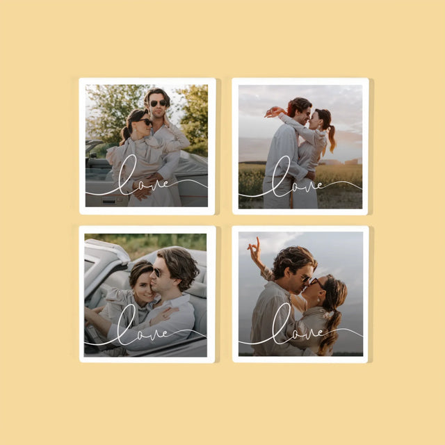 Zdjęcie: Love Napis - Podkładki Pod Kubki | DE