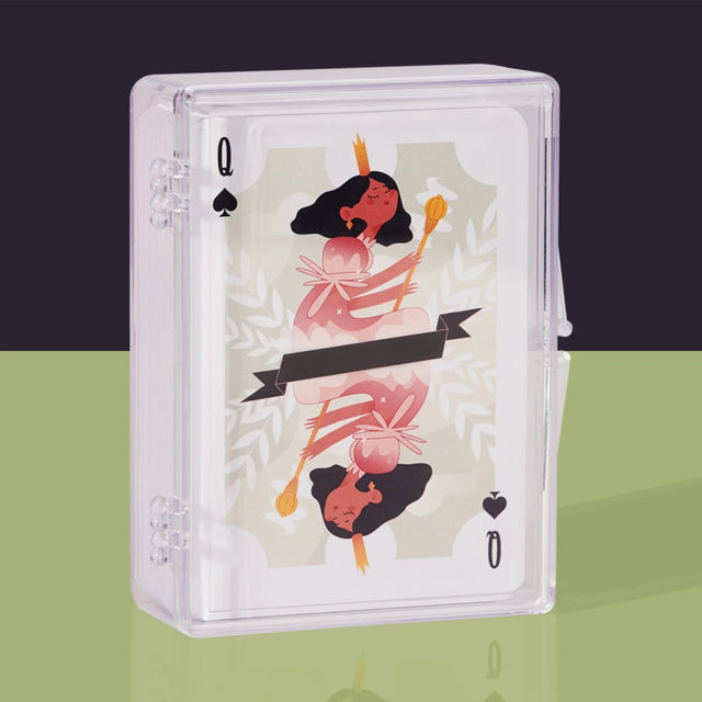 Photo et légende : Cerf - Cartes à jouer | DE