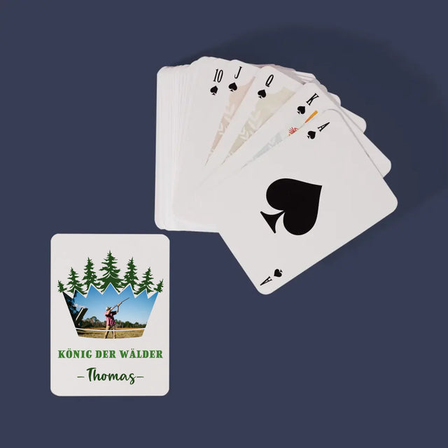 Formes à partir d'images : Roi de la forêt - Cartes à jouer | DE