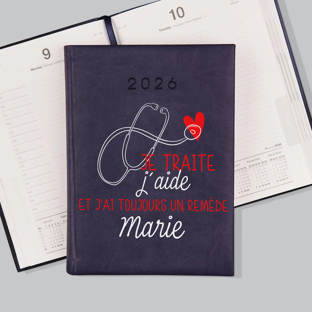 Le Prénom Et Un Texte: Je Traite, J'Aide - Agenda