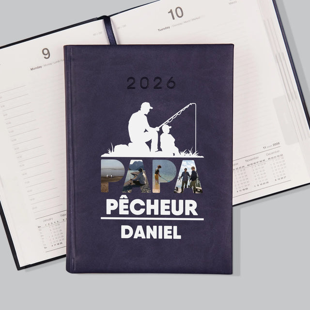 Collage Photo De Lettre: Papa Pêcheur - Agenda