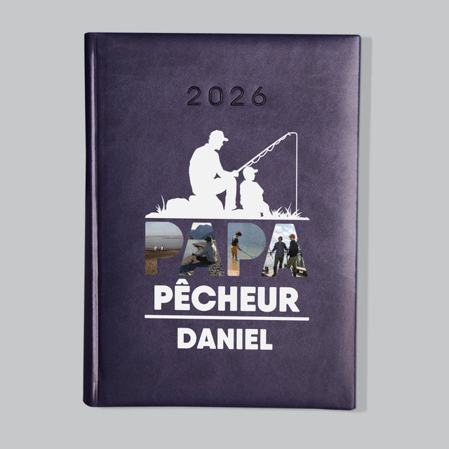 Collage Photo De Lettre: Papa Pêcheur - Agenda