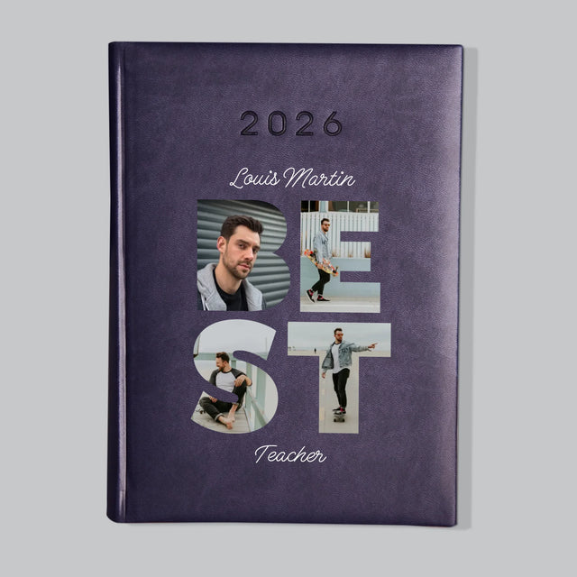 Collage Photo De Lettre: Best Teacher - Agenda